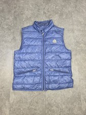 Mens Blue Moncler Gui Gilet, Excellent Condition Very Sought-after Piece.