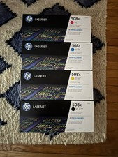 New Genuine HP 508X High Yield Toner Set CF360X CF361X CF362X CF363X Sealed FS