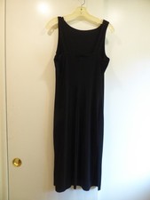 Vtg ING International Newport Group Little Black Sleeveless Dress WMS M