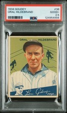 1934 Goudey Baseball Cards 57