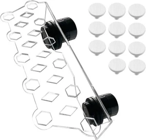 Aquarium Choice Coral Plug Holder frag Rack Magnetic Transparent 