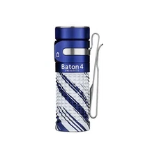 Olight Baton 4 Arctic Flame Waterproof Rechargeable Flashlight 1300 Lumens EDC
