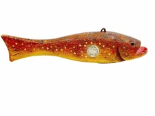 Duluth Fish Decoys - DFD - Trout (Speckled / Brown Trout) 10" - 2 Coins