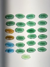 25 Stained Glass Jewels 1 Ovals