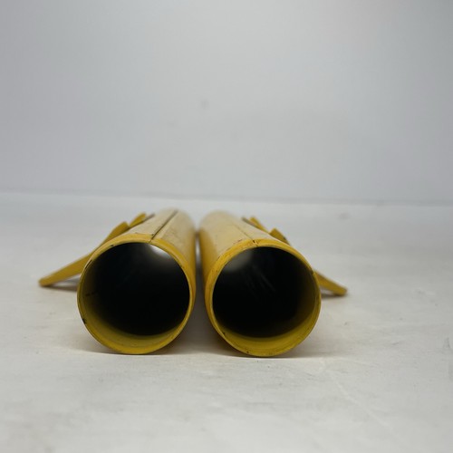 Genuine Yamaha 63-67 Fork Cover Upper Set Yellow 122-23121-00 25, 122-23131 - Picture 5 of 5