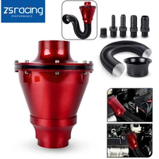 Apollo Universal Cold Air Intake Induction Kit with Air Box & Filter Red