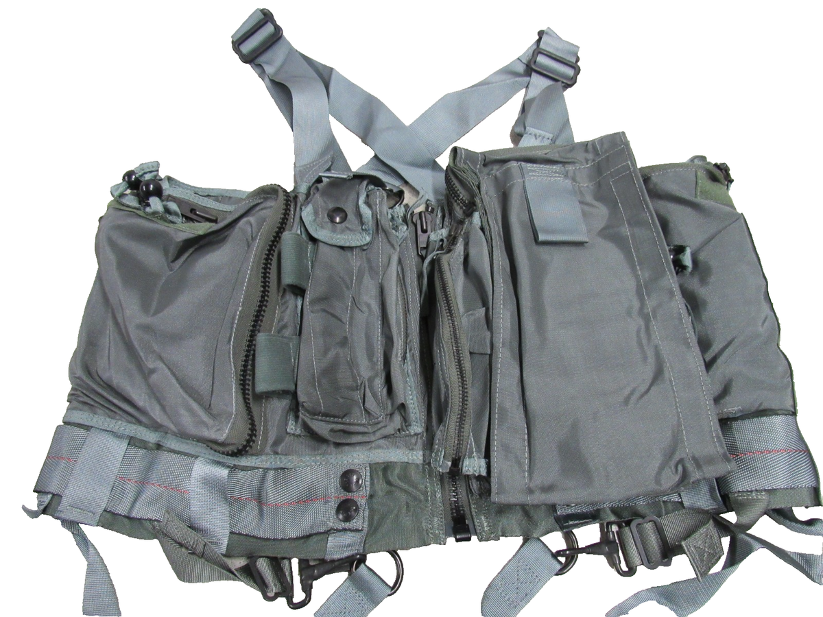 US Navy USMC Aircrew Pilot Survival Vest SV-2B w/ Holster & Knife