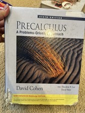 Pre calculus A Problems oriented Approach Coh...
