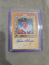 Goose Gossage 2025 Topps Gilded Gold Framed Yankees /99 Autograph