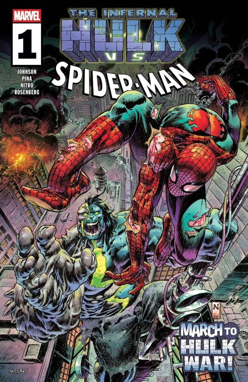 Infernal Hulk vs. Spider-Man #1 CVR A Cover VAR Pre Order 11/4/26 Marvel Comics