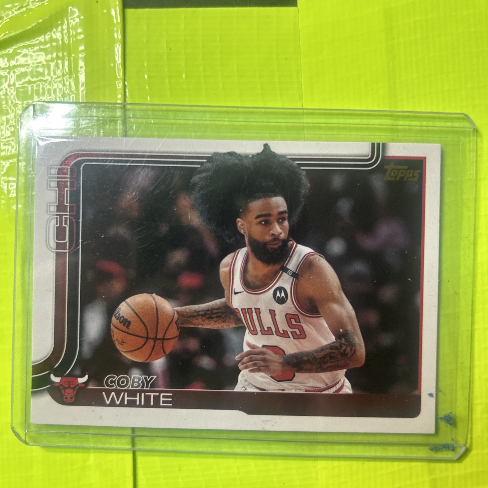 2025-26 Topps - Coby White #34 Golden Mirror Image Variations