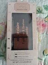 Marie Claire Paris Eyebrows And Hairline Powder Medium To Dark