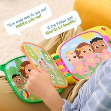 CoComelon Spanish Learning Book 3 Interactive Modes Over 50 Phrases and Songs