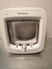 PetSafe Mikrochip-Katzenklappe, selektiver Zugang für für Katzen bis 7 kg, Weiß