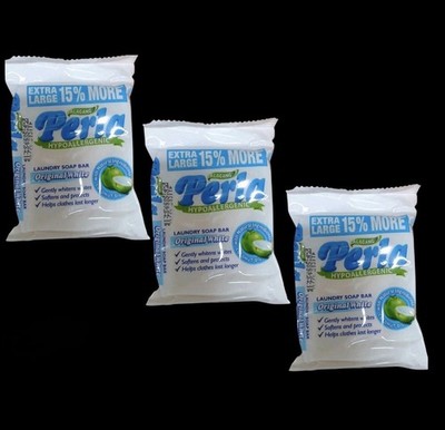 Perla Hypoallergenic Original White Extra 15% More 110g (6 Bars)