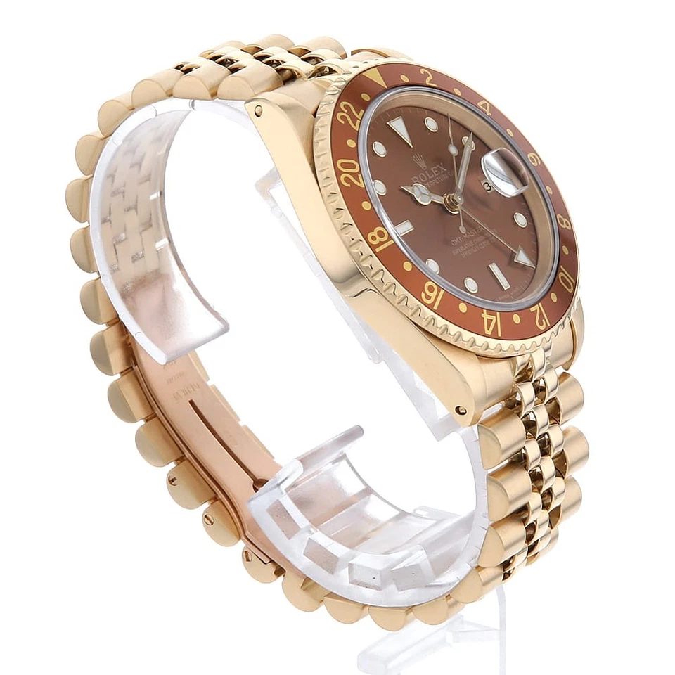 ROLEX GMT Master II 16718 Brown 5 row jubilee bracelet L Number second hand mens - Image 3 of 4