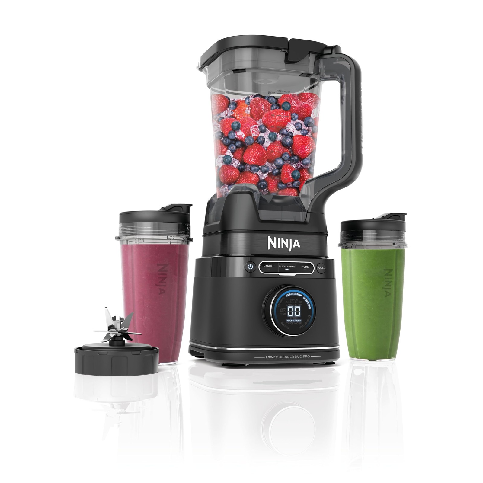 Blender 1200W avec détection intelligente de texture et récipient modulable 2L