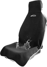 Car Seat Towel Cover, Waterproof, Sweatproof, Non-Slip Protector   Black-1pc