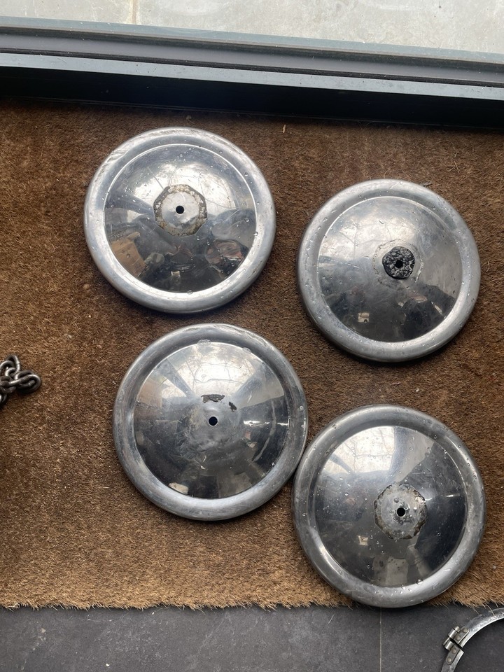 4 X Vintage Car 9inch Wheel Hub Cap | eBay UK
