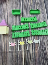 VTG 1983 My Little Pony Hasbro Show Stable Fences Flag Parts Lot READ Incomplete