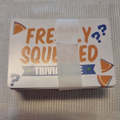 Freshly Squeezed Trivia Game, 200 Questions About The 2020 s, Neu ohne Box