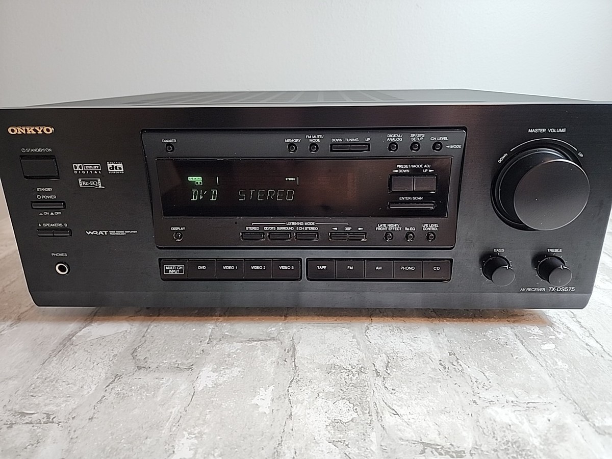 Onkyo TX-DS575 5.1 Channel Home Theater A/V Receiver No Remote