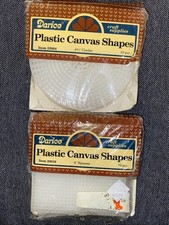 Vintage Plastic Canvas Shapes for Needlepoint...