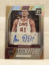 2017-18 Donruss Optic Rookie Signatures Ante Zizic #3 Auto RC Silver Holo