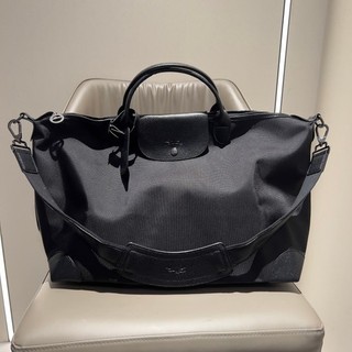 Longchamp Bolso de Viaje Negro con Correa para el Hombro 1624 #1
