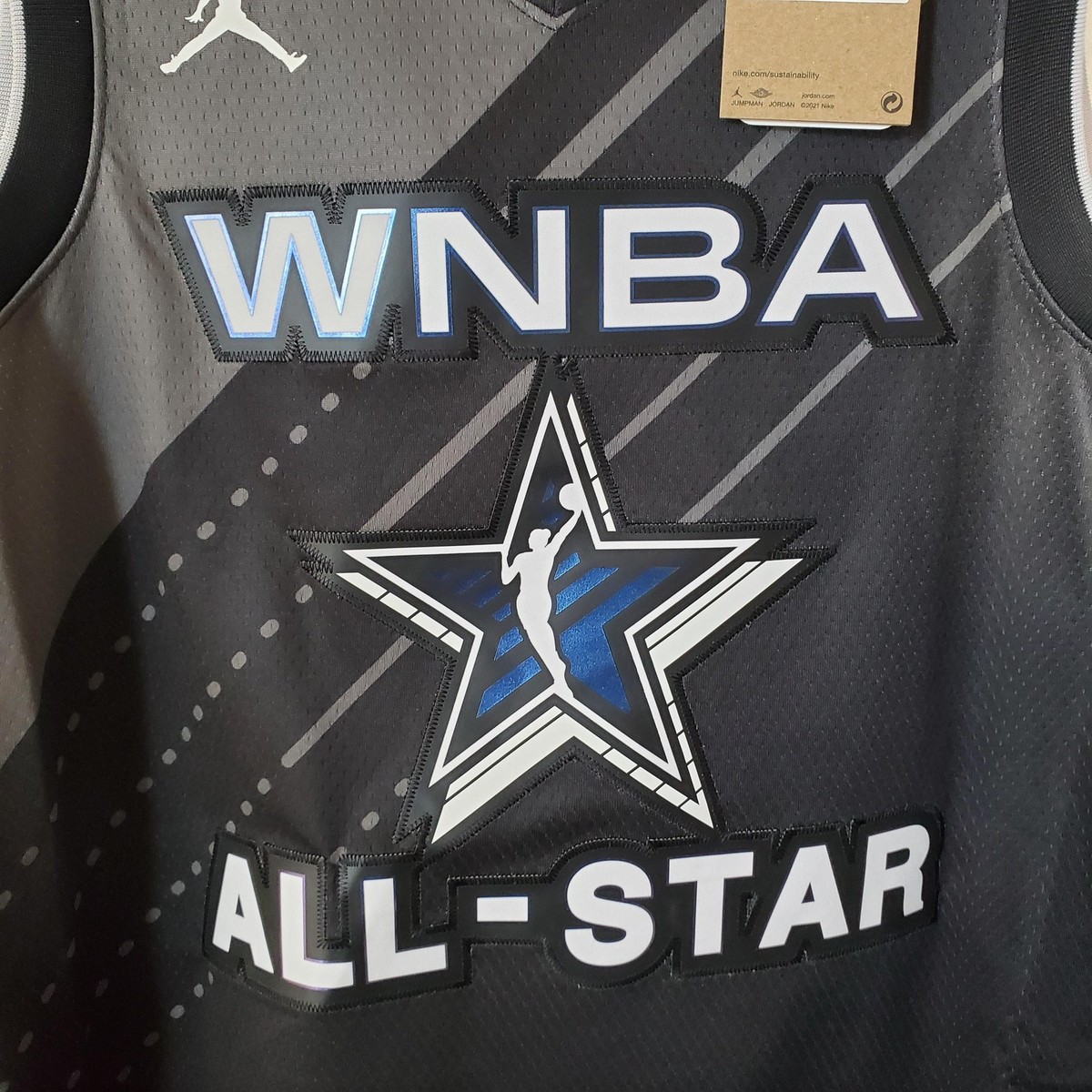 WNBA 2023 All Star Jersey Womens Medium Black Nike Jordan