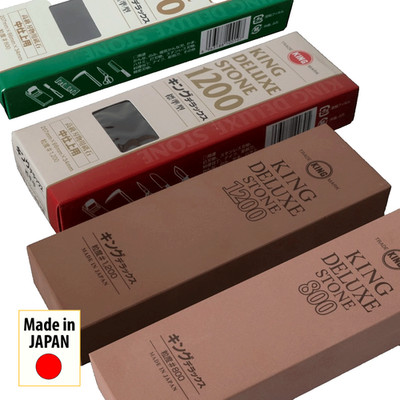 KING Deluxe Japanese Whetstone #300#800#1000#1200 Sharpening Stone Made in Japan