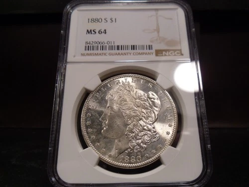 1880-S MS64 Morgan Silver Dollar NGC Certified