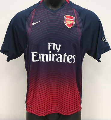 Nike Arsenal Dri-FIT Soccer Jersey Navy/Red Size M Fly Emirates