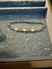 Vintage Rhinestone Parure Set Necklace, Wide Cuff & Tennis Bracelet, Earrings — photo 7
