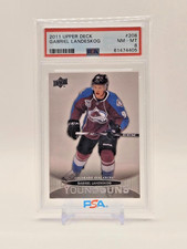 2011-12 Upper Deck Young Guns # 208 Gabriel Landeskog RC PSA 8 NM-MT