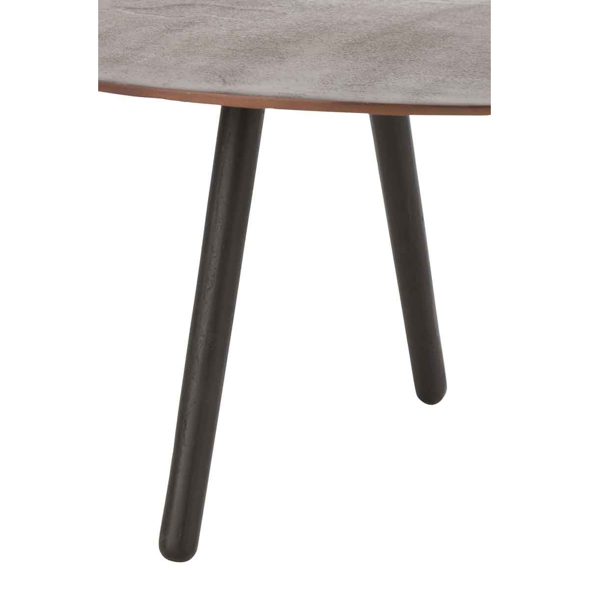 Table basse design Goutte marron de 89cm pour salon chic - 2