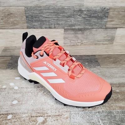 Adidas Terrex Swift R3 Womens Shoes Sz 9.5 Coral Fusion Lace-Up Round Toe