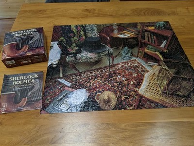 BEPUZZLED Sherlock Holmes and the Speckled Band A Mystery 1000 Pc Jigsaw Puzzle