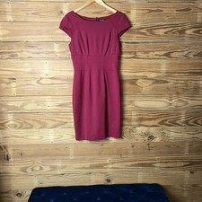 White House Black Market Body Con Barry Colored Dress Cap Sleeve Size 8
