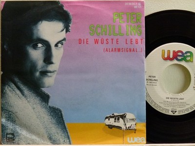 Peter Schilling -Die Wüste lebt / Fast alles konstruiert D-1983  WEA 24-9824 cut
