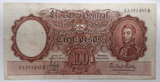 ND (1957-67) Issue Argentina 100 Pesos Banknote Pick# 272b Very Fine
