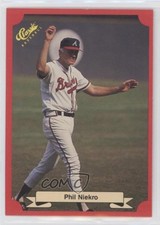 1988 Classic Update Red Travel Edition Phil Niekro #200 HOF 0j7y