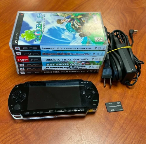 Sony PlayStation Portable PSP-1001 w/ Game Bundle