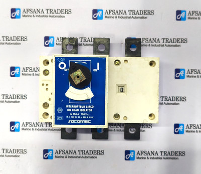 SOCOMEC SIRCO INTERRUPTEUR ON LOAD ISOLATOR 250A 750V~