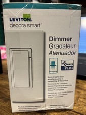 Leviton Decora Smart Z-Wave Plus v3 Smart Dimmer, 800 Series (ZW6HD-R02-1RW)