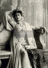 MATA HARI CONVICTED GERMAN SPY EXOTIC DANCER EXECUTED BY FRANCE WW1 5X7 PHOTO