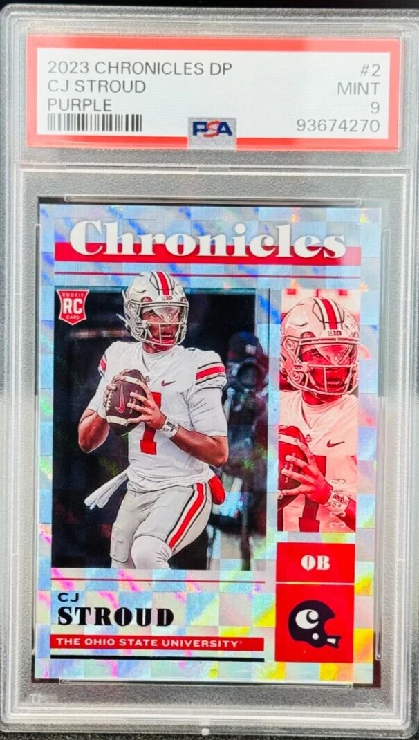 CJ Stroud Panini Chronicles Draft Picks #2 Purple