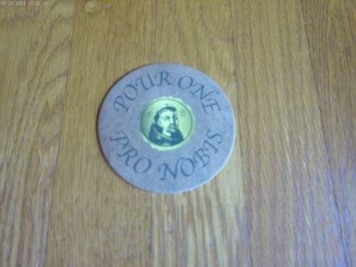 Bucksport ME Friars' Brewhouse Beer Coaster PRO NOBIS Collectible Single CLOSED - Picture 6 of 6