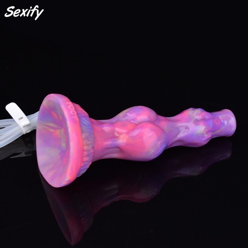 Fantasy Squirting Realistic Dildo Ejaculating Anal Dong Silicone Adult Sex Toy - Picture 8 of 23