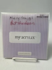 Close to my Heart My Acrylix Birthday Invitation C1211 Happy time cake candle